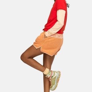 NWT Outdoor Voices MegaFleece Shorts-Large Papaya